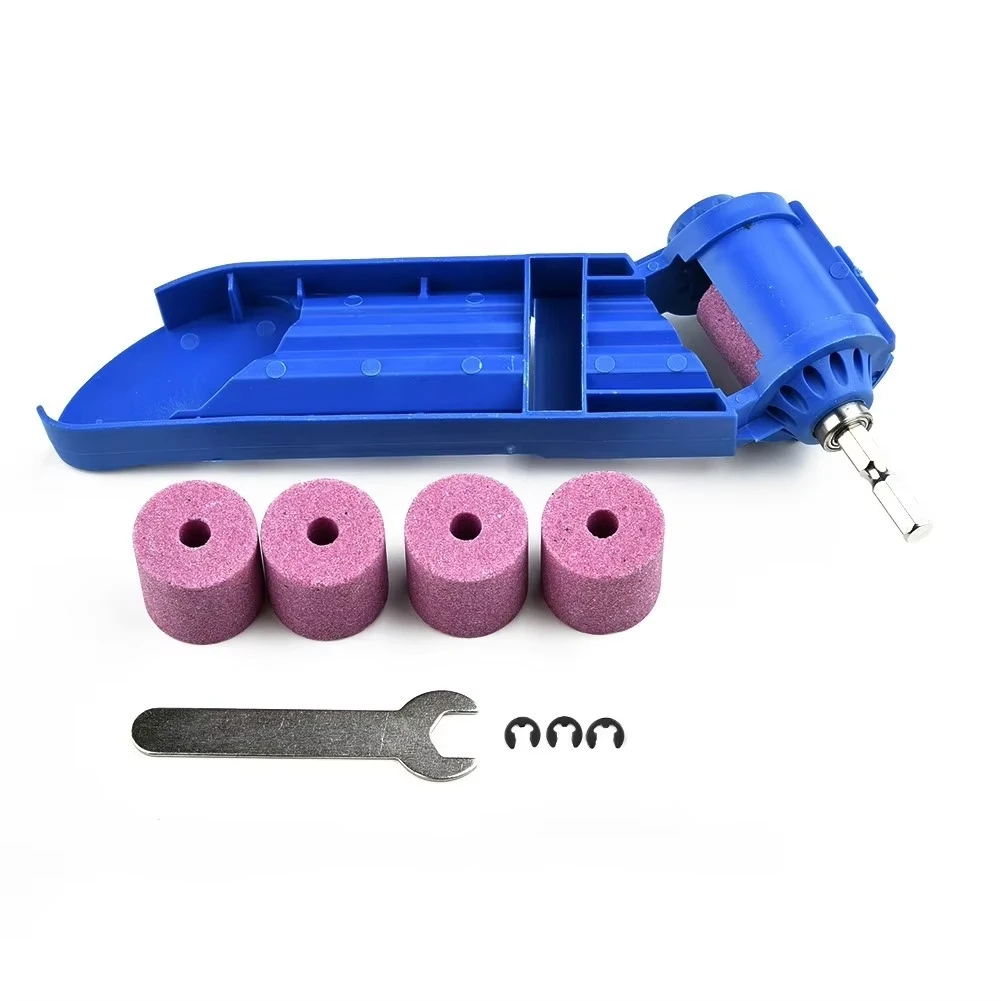 Gardening Tools Kit For Home Garden - ชุดเครื่องมือลับคมดอกสว่านแบบพกพา พร้อมประแจ ล้อเจียรคอรันดัม หินลับดอกสว่าน สำหรับบ้านและสวน