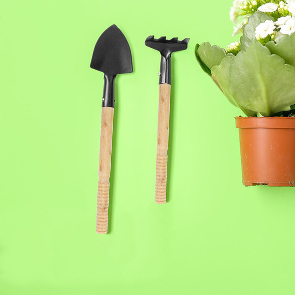 Gardening Tools Hoe - ด้ามไม้แข็งแรง 5 ชิ้น สำหรับเปลี่ยนด้ามเครื่องมือทำสวน จอบ ที่ตักดิน
