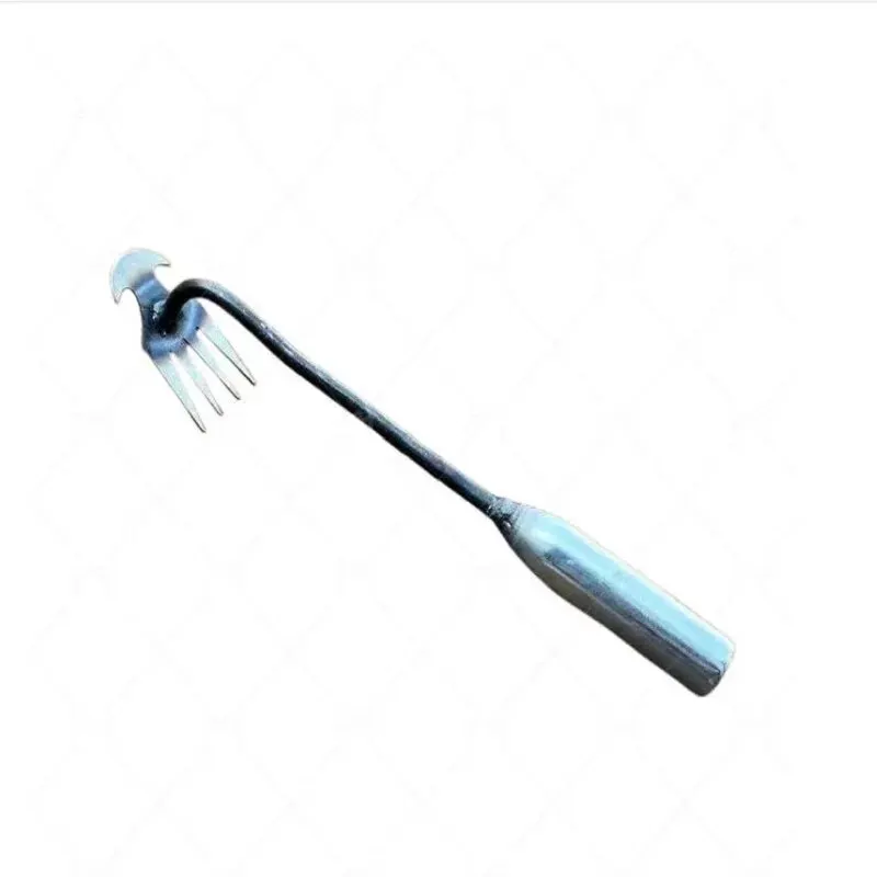 Gardening Tools Hoe - ผานกำจัดวัชพืช, เครื่องมือถอนรากและกำจัดวัชพืช, คราดตักดินสำหรับทำสวน, เครื่องมือทำสวนจากเหล็กแมงกานีส, ผานขนาดเล็ก, ใช้คลุ่งดิน