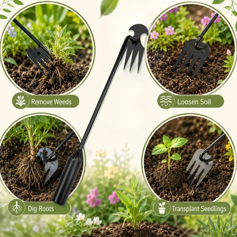 เครื่องมือทำสวน 2-in-1 แบบใช้ม - Gardening Tools Hoe บทวิจารณ์และราคา