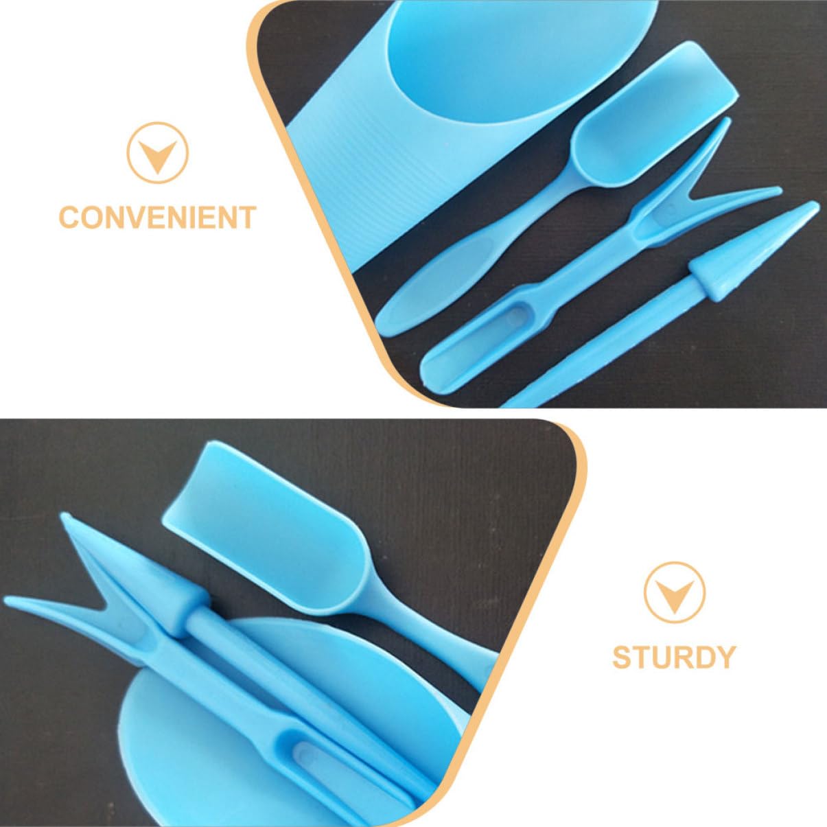 4 ชิ้น/เซ็ต,พลาสติกทนทานถังพลั - Gardening Tools Hoe บทวิจารณ์และราคา