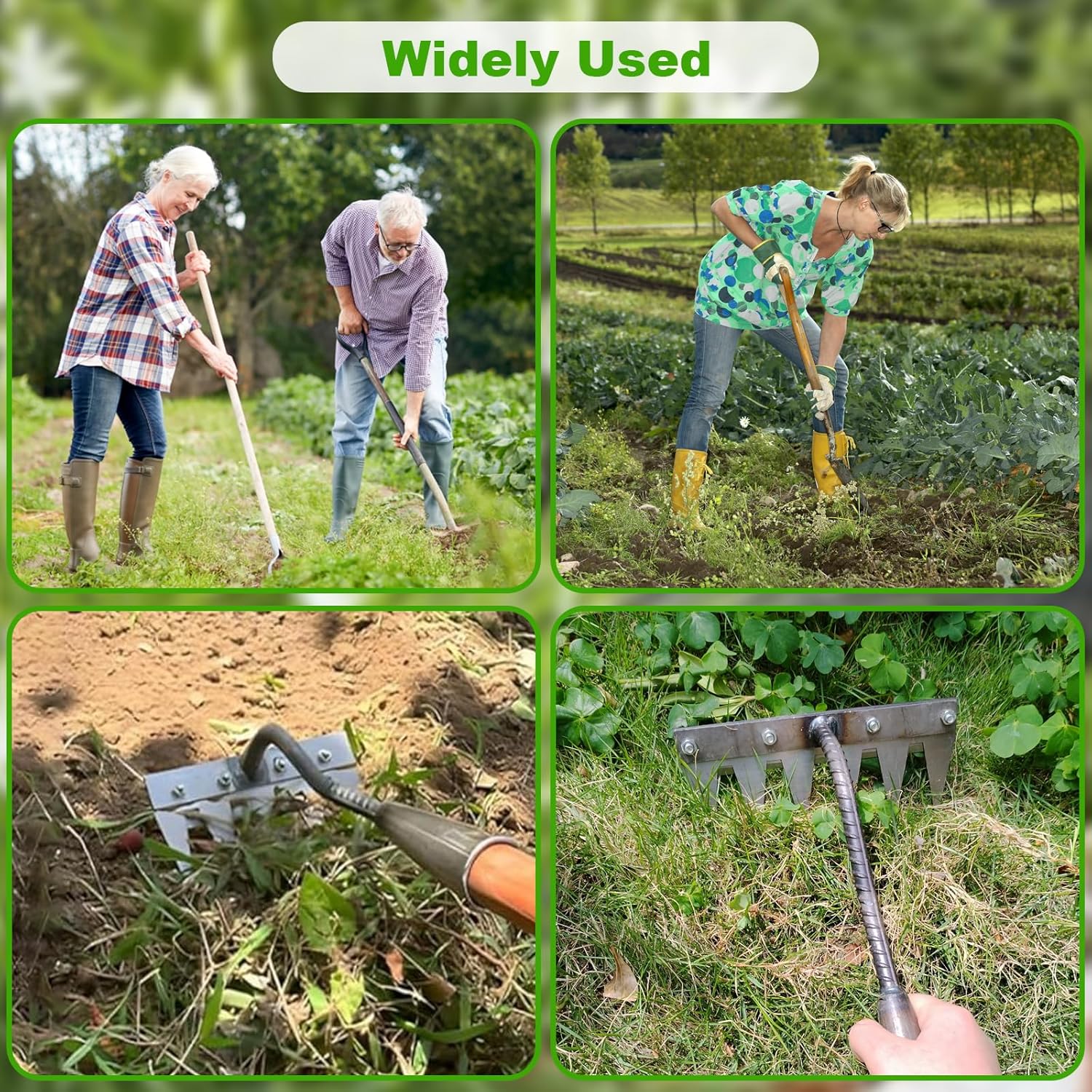 5/6/7/8 ฟันเหล็กสวน Hoe Weedin - Gardening Tools Hoe บทวิจารณ์และราคา