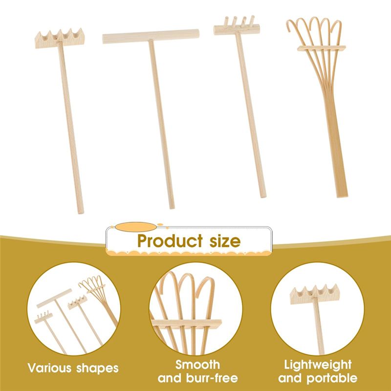 ชุดเครื่องมือคราดสวน AEE4-Zen  - Zen Gardening Tools บทวิจารณ์และราคา