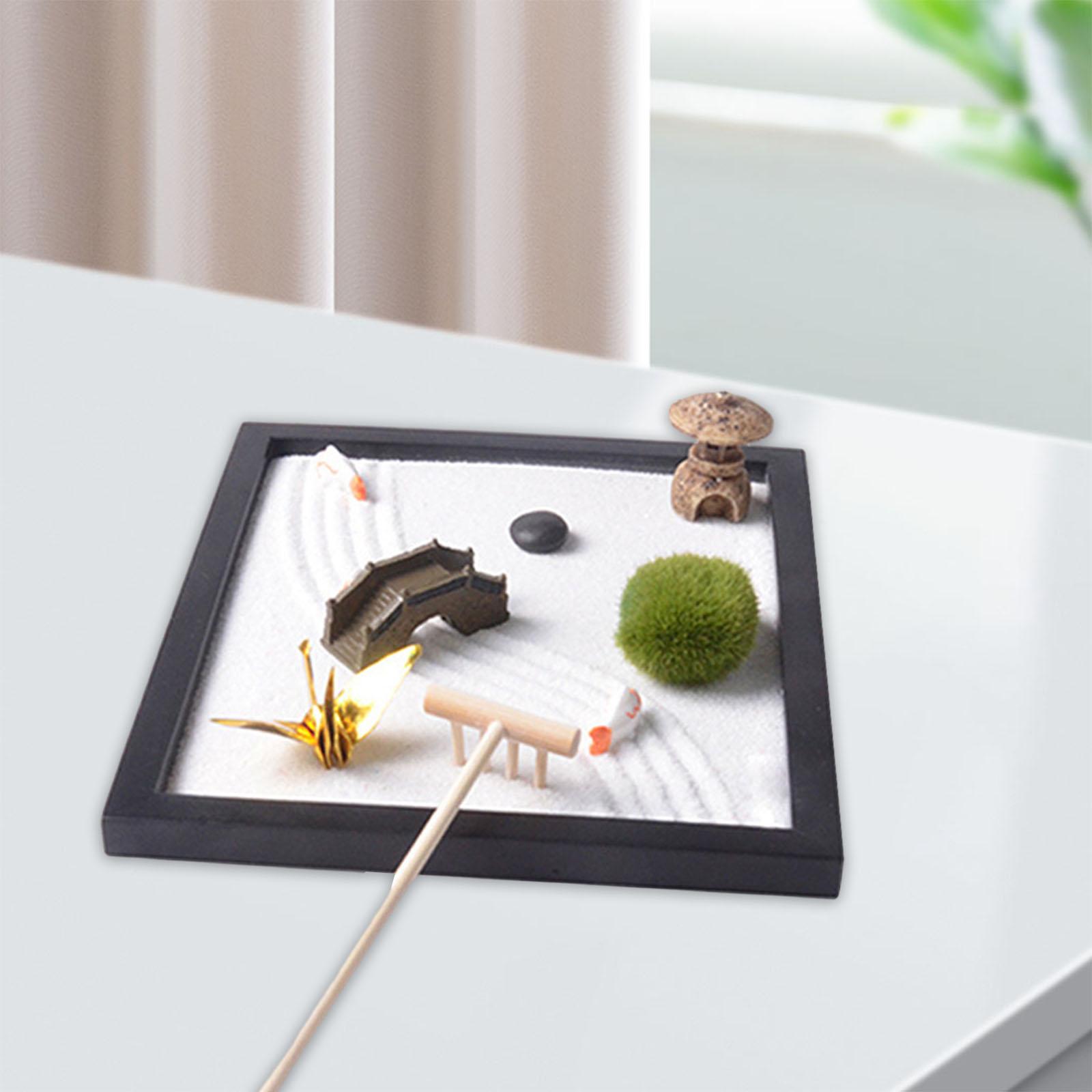 ถาดทรายสวนเซนสำหรับวางบนโต๊ะทำ - Gardening Tools Kit For Home Garden บทวิจารณ์และราคา