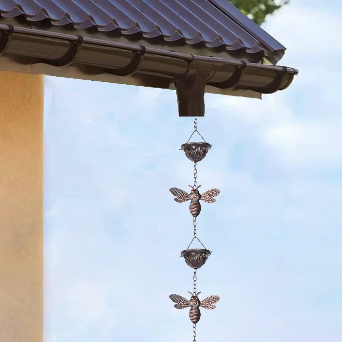 โซ่รางระบายน้ำสำหรับสวน ตกแต่ง - Zen Gardening Tools บทวิจารณ์และราคา