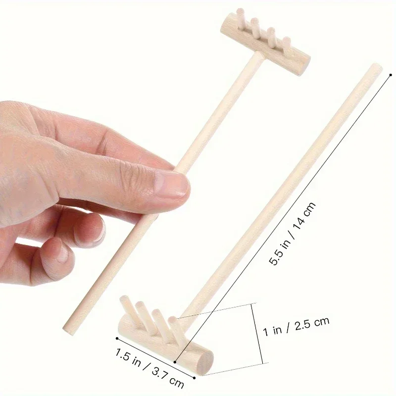ชุดคราดไม้ไผ่ขนาดเล็กคุณภาพสูง - Zen Gardening Tools บทวิจารณ์และราคา