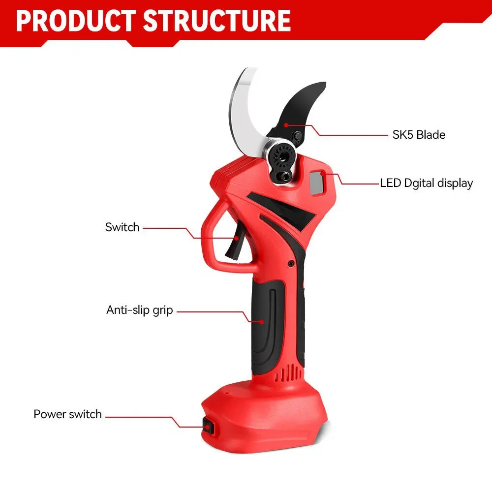 55mm Brushless ไฟฟ้ากรรไกรไร้ส - Gardening Tools Scissors บทวิจารณ์และราคา