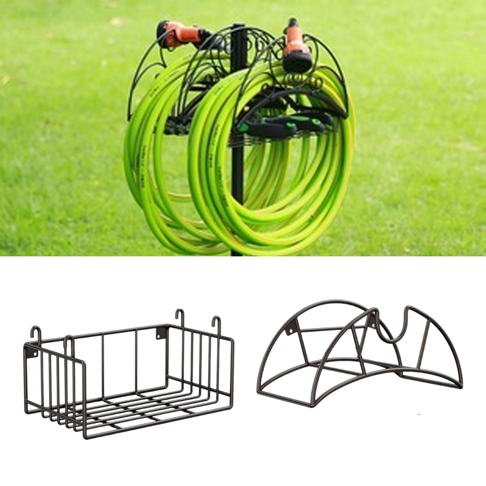Wall Mount Garden ผู้ถือท่อเคร - Gardening Tools Hoe บทวิจารณ์และราคา